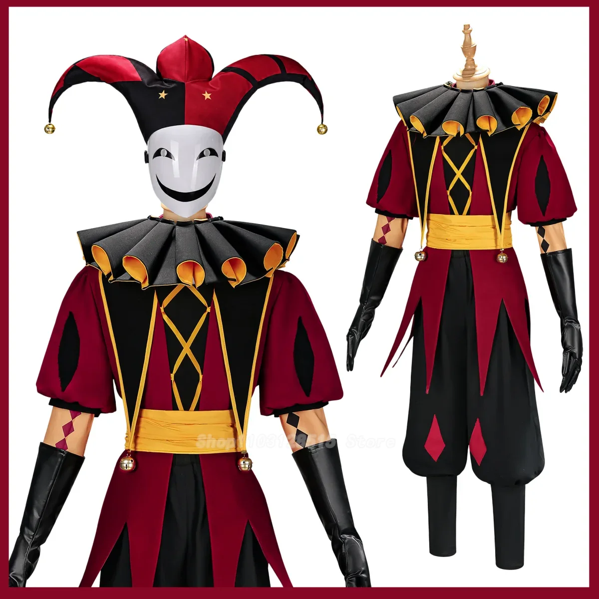 Game Pierrot Harlequin Jester  - Women'S Red Accessories review and price