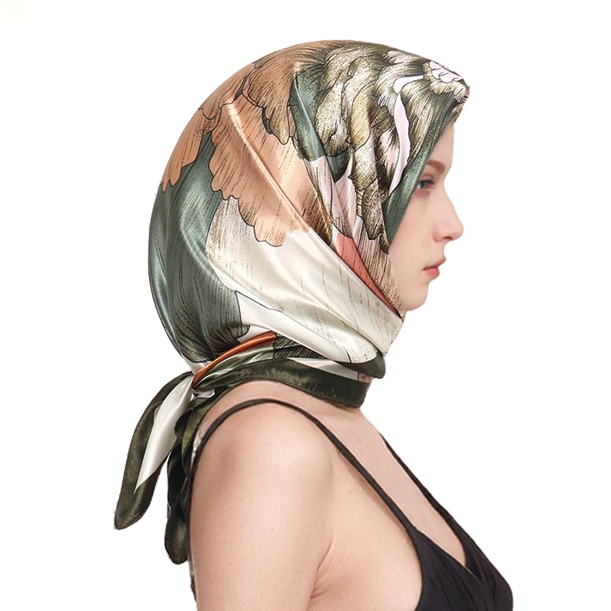 90*90cm Satin Silk Square Scar - Silk Scarf Square review and price