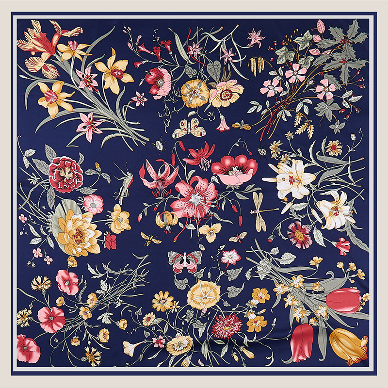 POBING Twill Silk Scarf Women  - Silk Scarf Square review and price