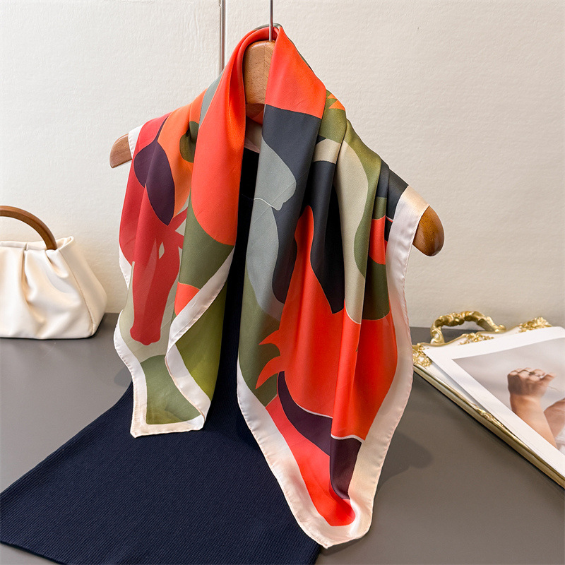 2026 New Women Square Scarf Im - Silk Scarf Square review and price