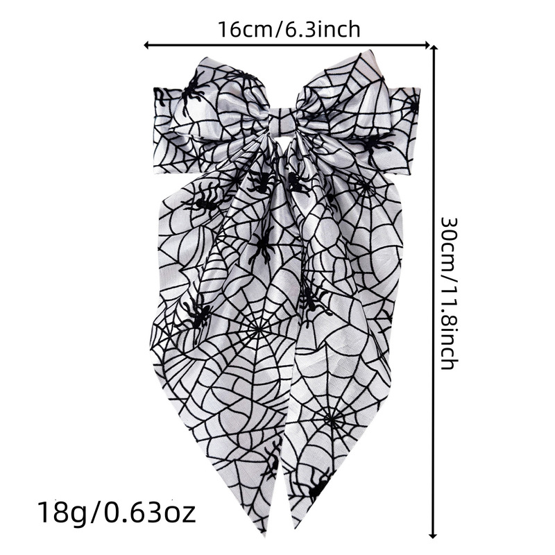 Halloween Spider Web Bow Hair  - Women'S Emo Accessories review and price